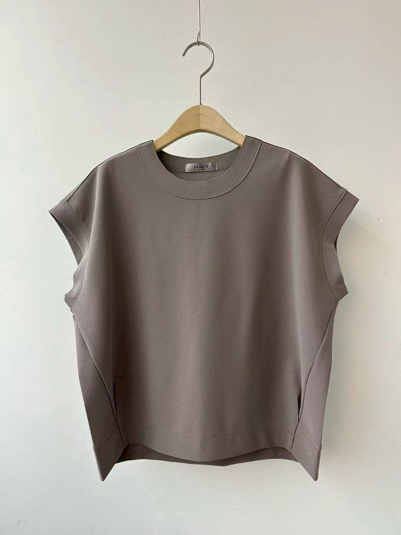 顯瘦氣質雪紡★親膚包袖上衣