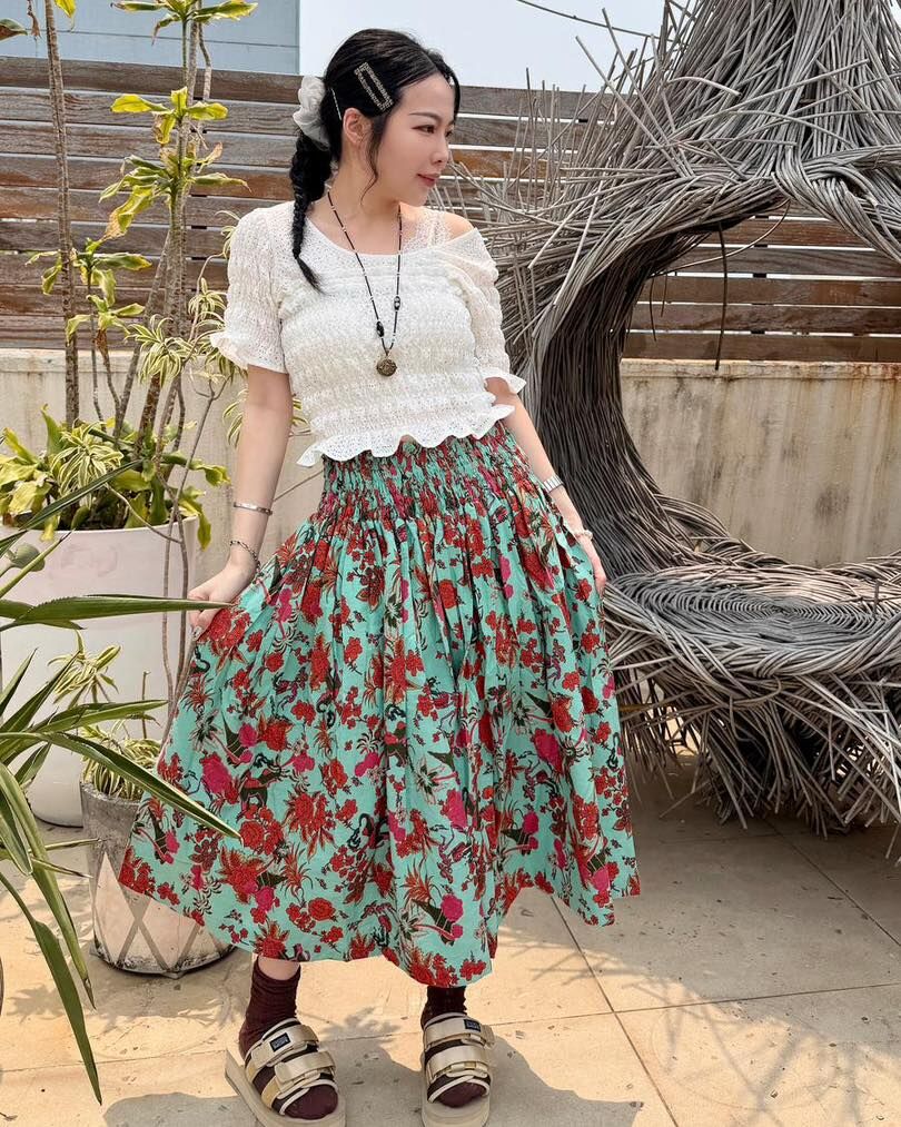 Amina skirt - turquoise - IAC-6131 (0420)