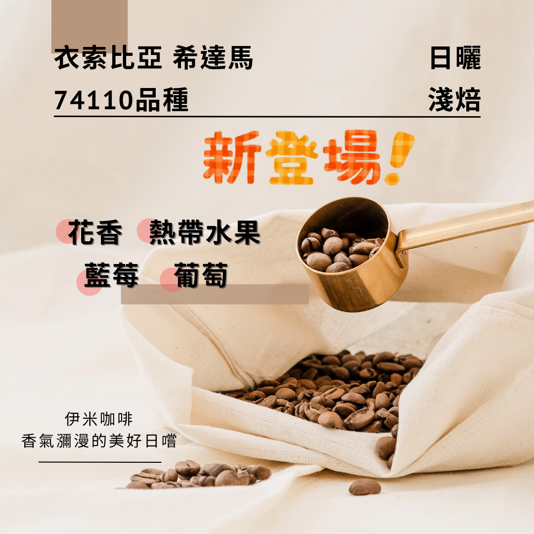 衣索比亞 希達馬 74110品種 日曬 /半磅