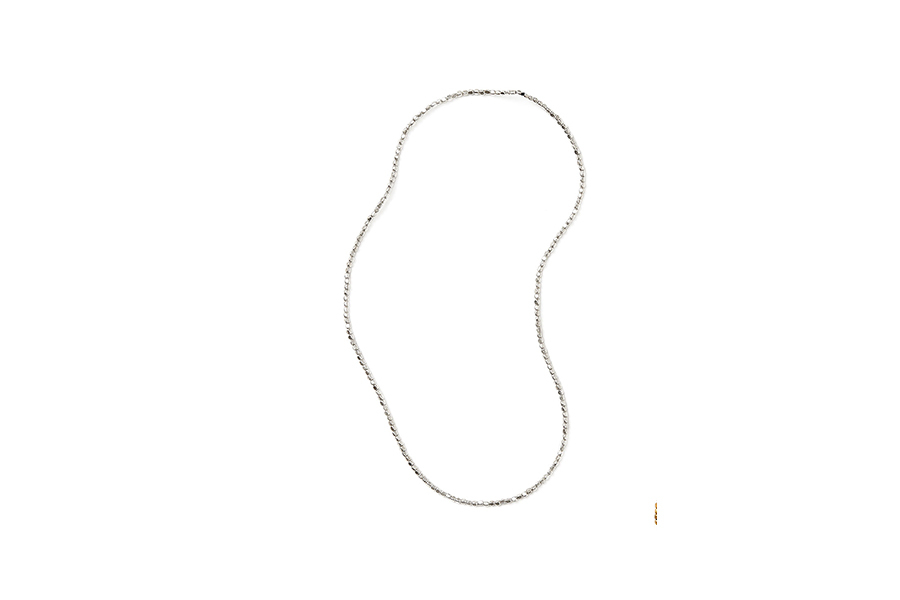 fog linen work - 串珠項鍊S 鍍銀