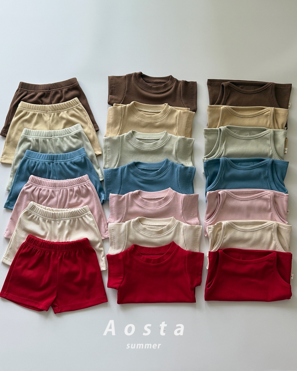 韓國🇰🇷Aosta 日常純色Ｔ恤(S-XXL)