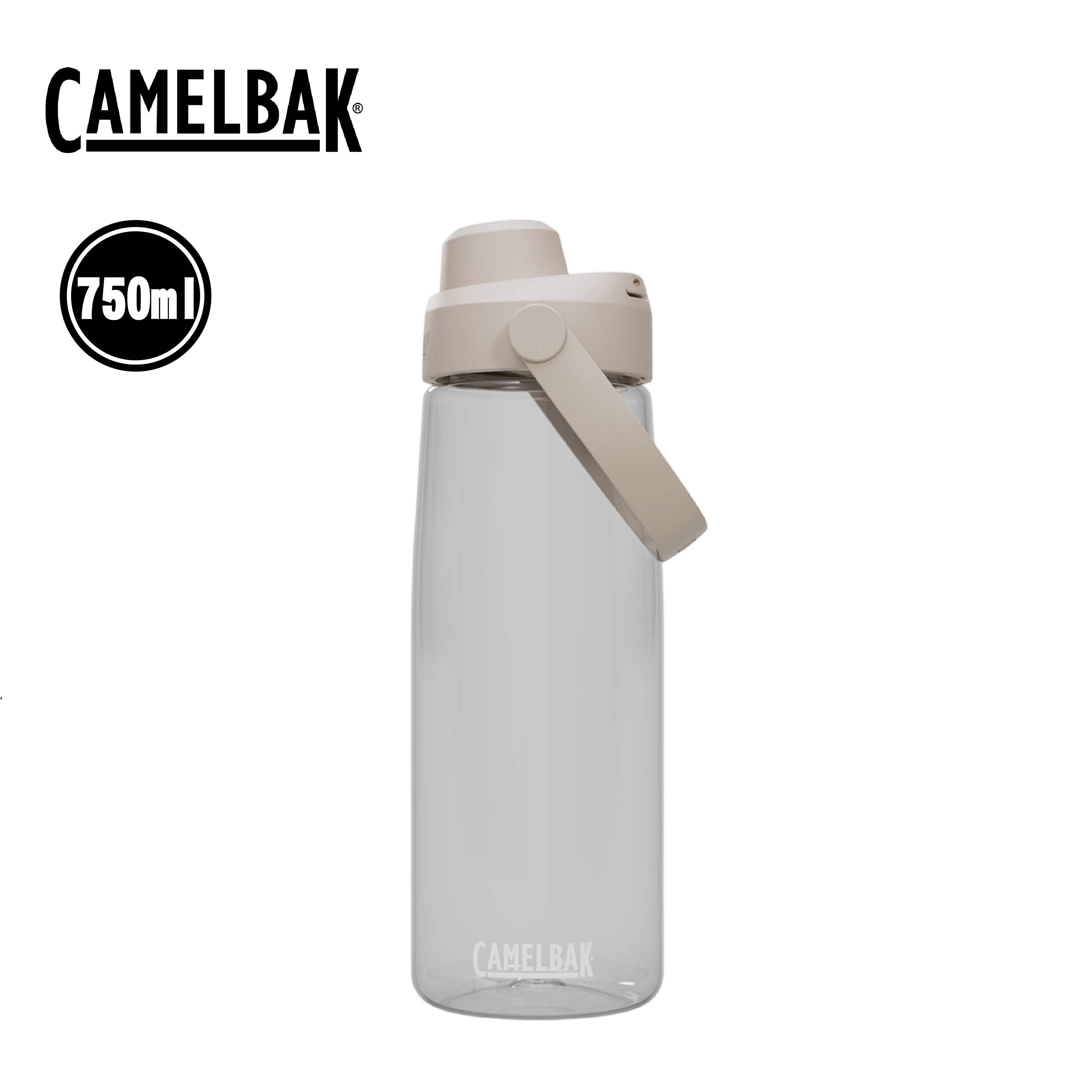 CamelBak 美國 Chug彈蓋運動水瓶 750ml (晶透白) 52CB292610