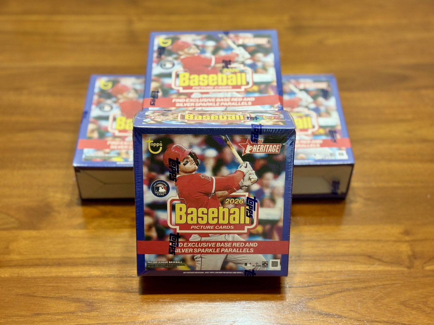 Topps 2026 Heritage Baseball Mega Box 球員卡 卡盒