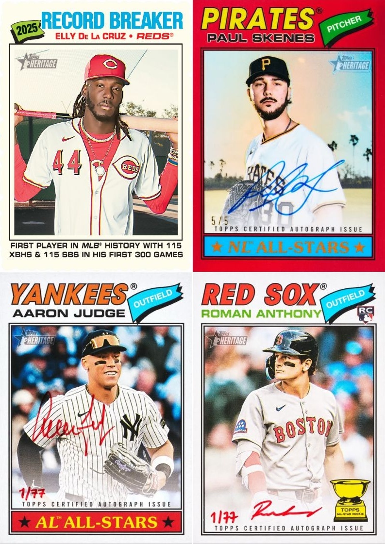 Topps 2026 Heritage Baseball Value Box 球員卡 卡盒