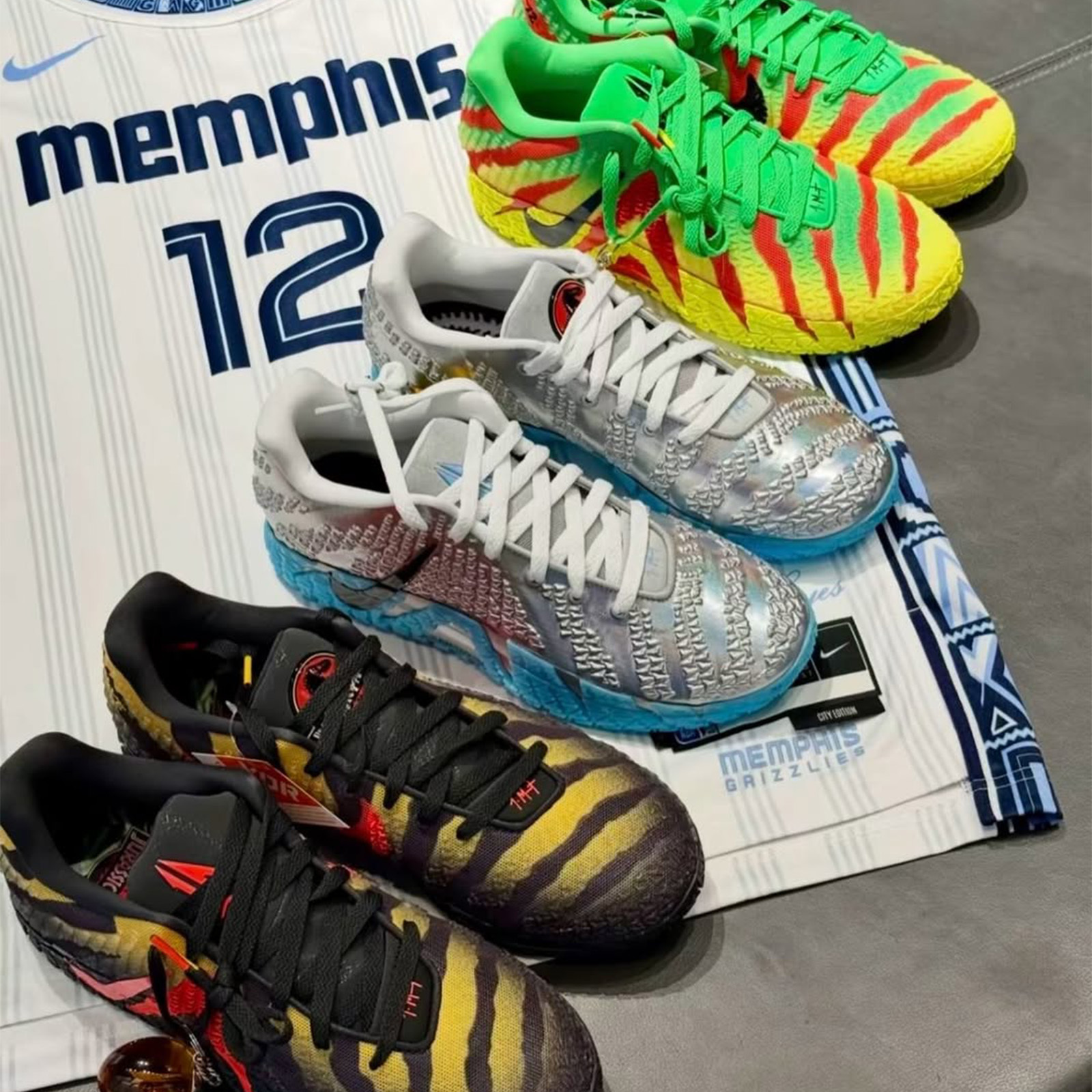 聯名款 Nike JA3 x Jurassic Park 侏儸紀公園 恐龍 爪痕 莫蘭特 實戰籃球鞋 3色 IU7239-001  IU7239-002  IU7239-300