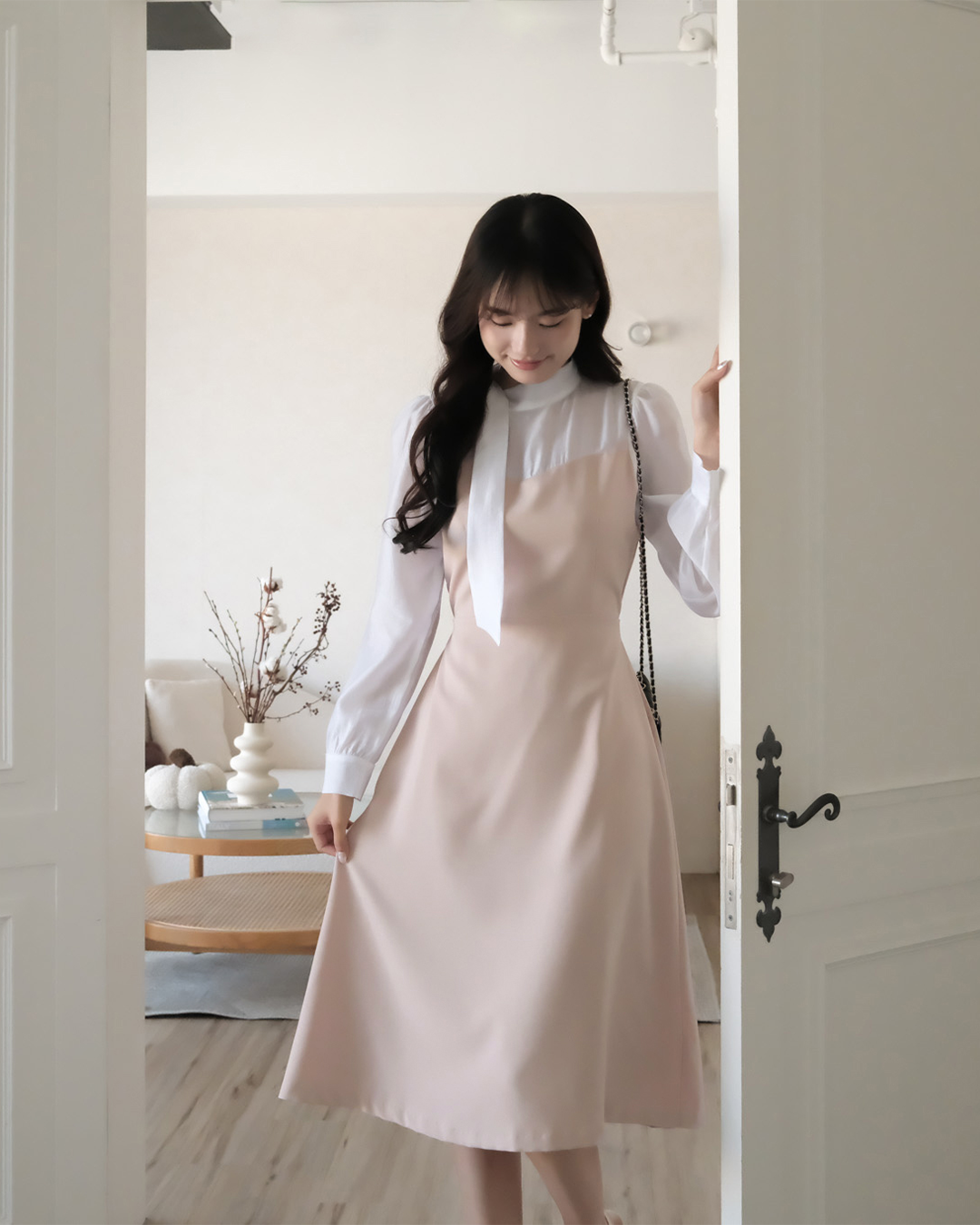 Amelia氣質女主雪紡長洋 ( 2 colors )