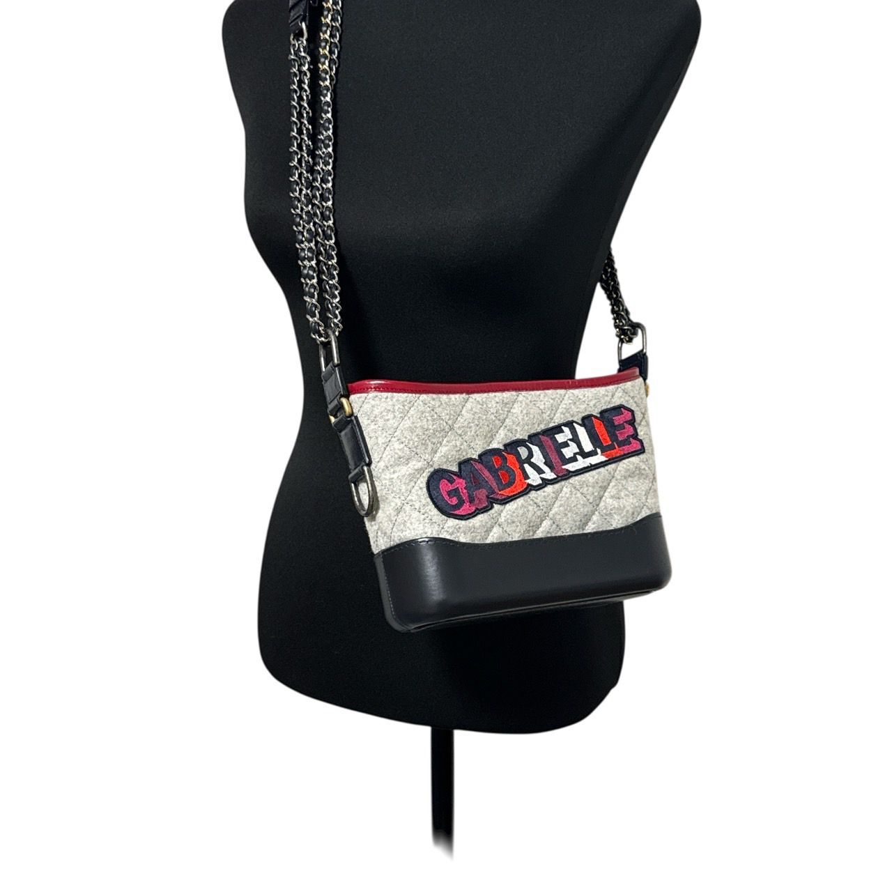 CHANEL Gabrielle Wool Calfskin
