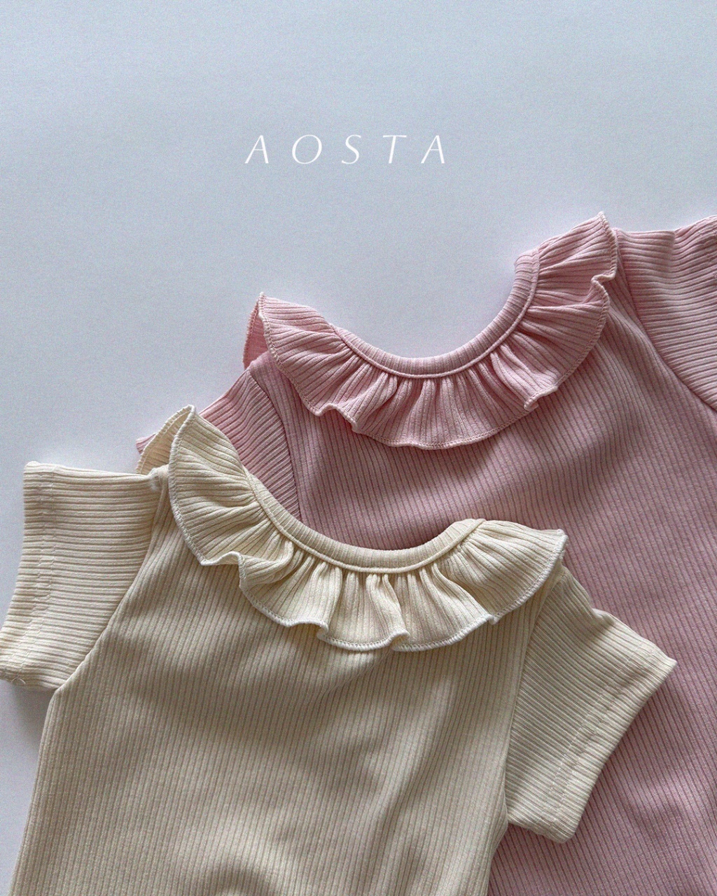 韓國🇰🇷Aosta 荷領柔軟上衣(S-XXL)