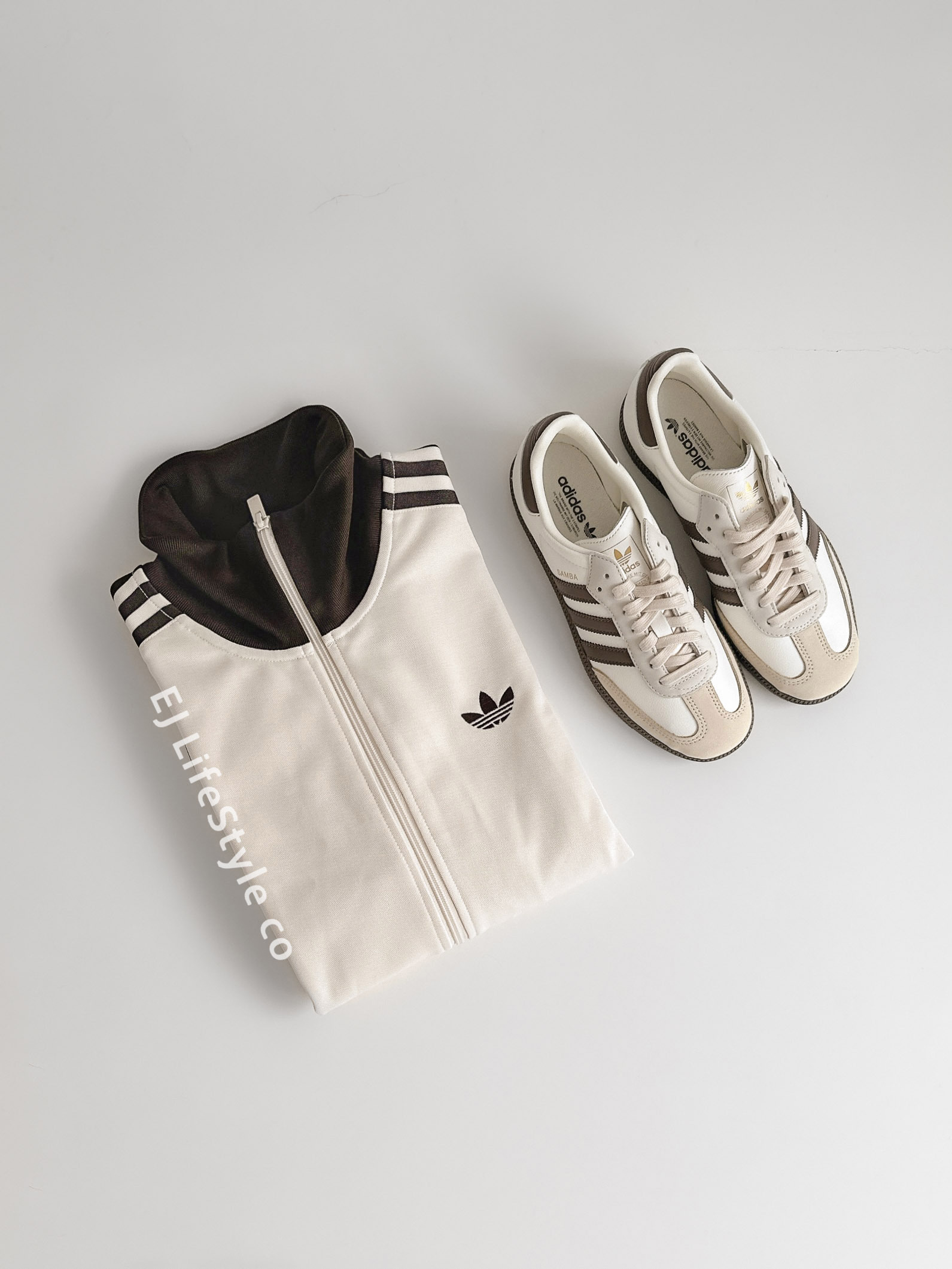 ADIDAS BECKENBAUER TT 三線 三葉草 奶油摩卡 男款 KQ9491 / 現貨