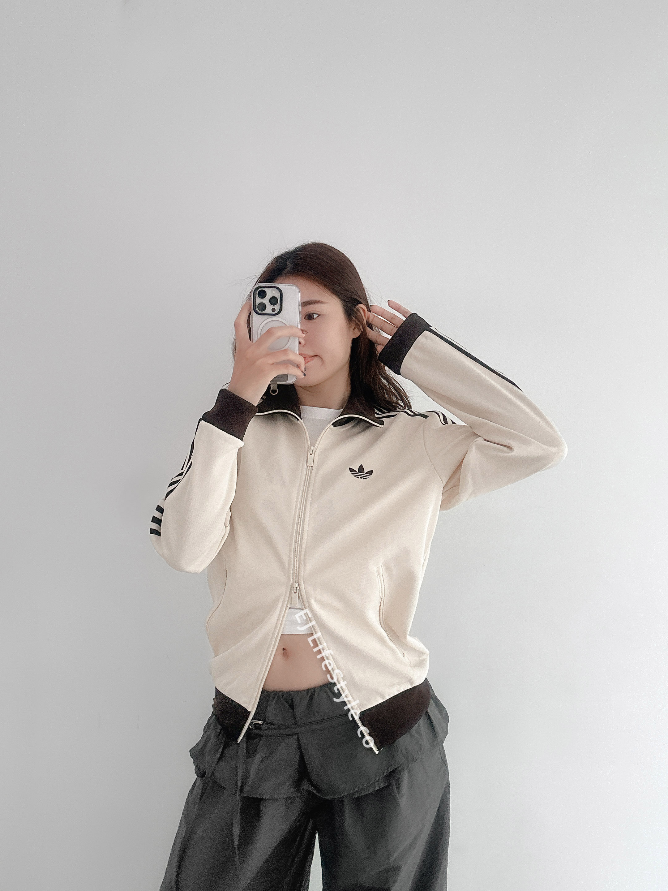 ADIDAS BECKENBAUER TT 三線 三葉草 奶油摩卡 男款 KQ9491 / 現貨