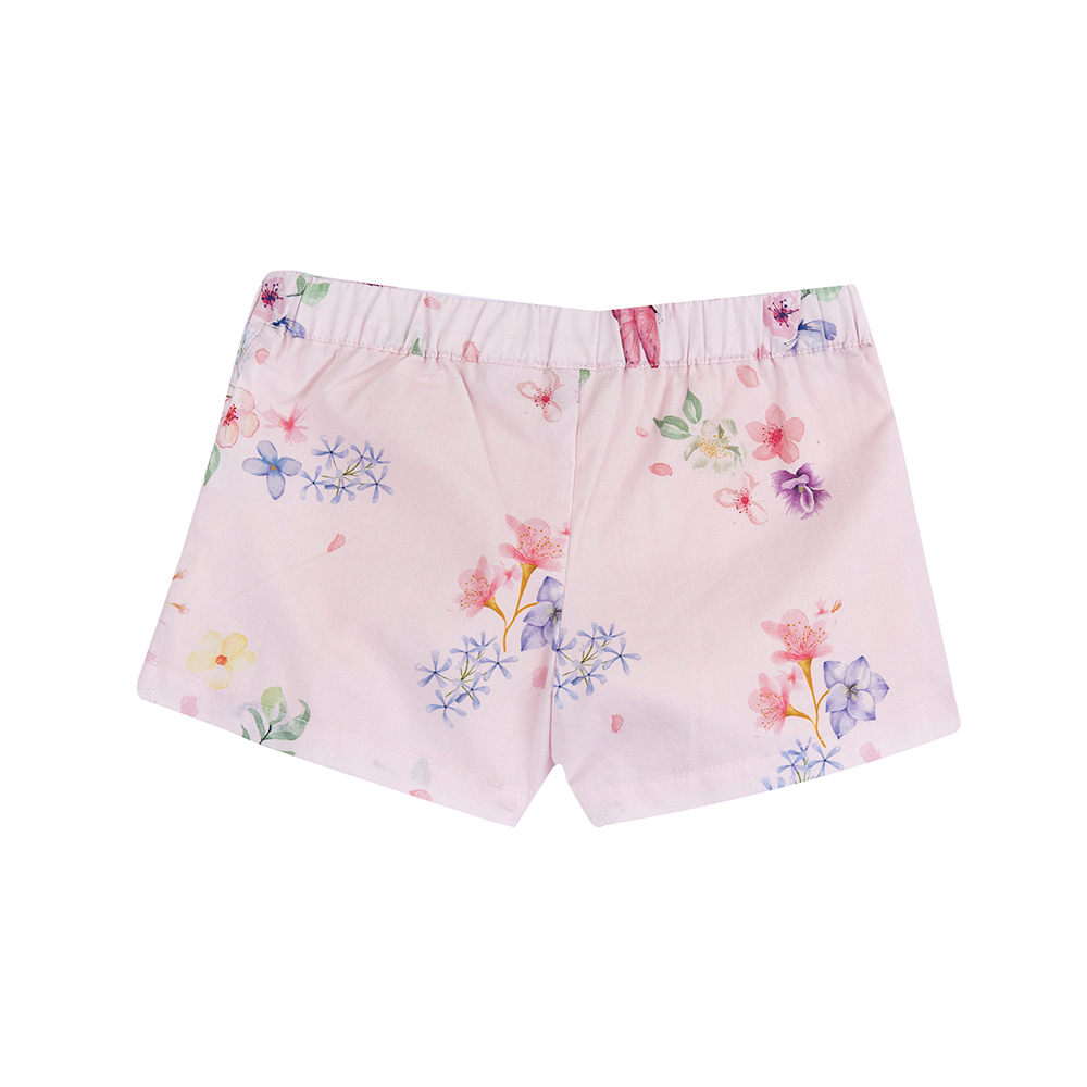 蝴蝶花園-滿版花朵短褲
