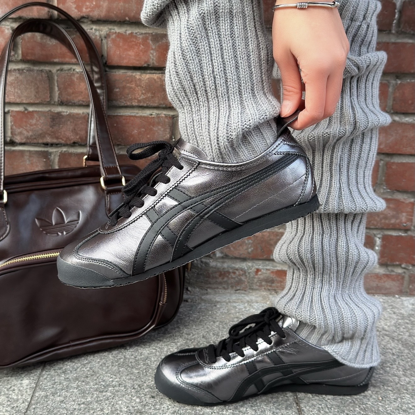 ONITSUKA TIGER MEXICO 66 槍色 金屬灰 休閒 德訓鞋 薄底 鬼塚虎 1183B566-022