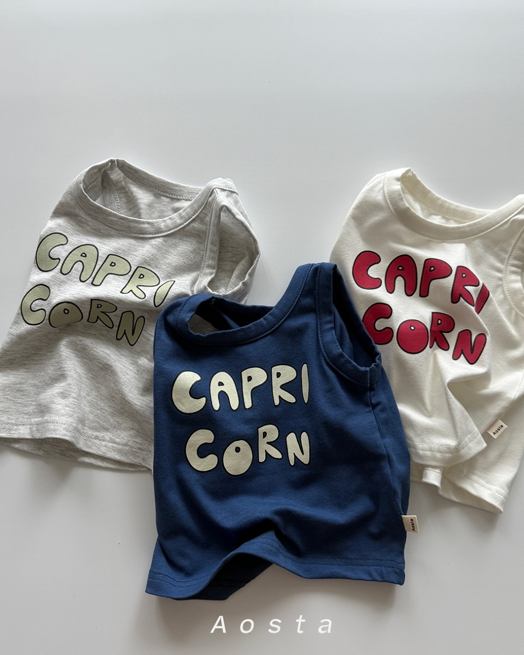 韓國🇰🇷Aosta 印字背心(S-XXL)