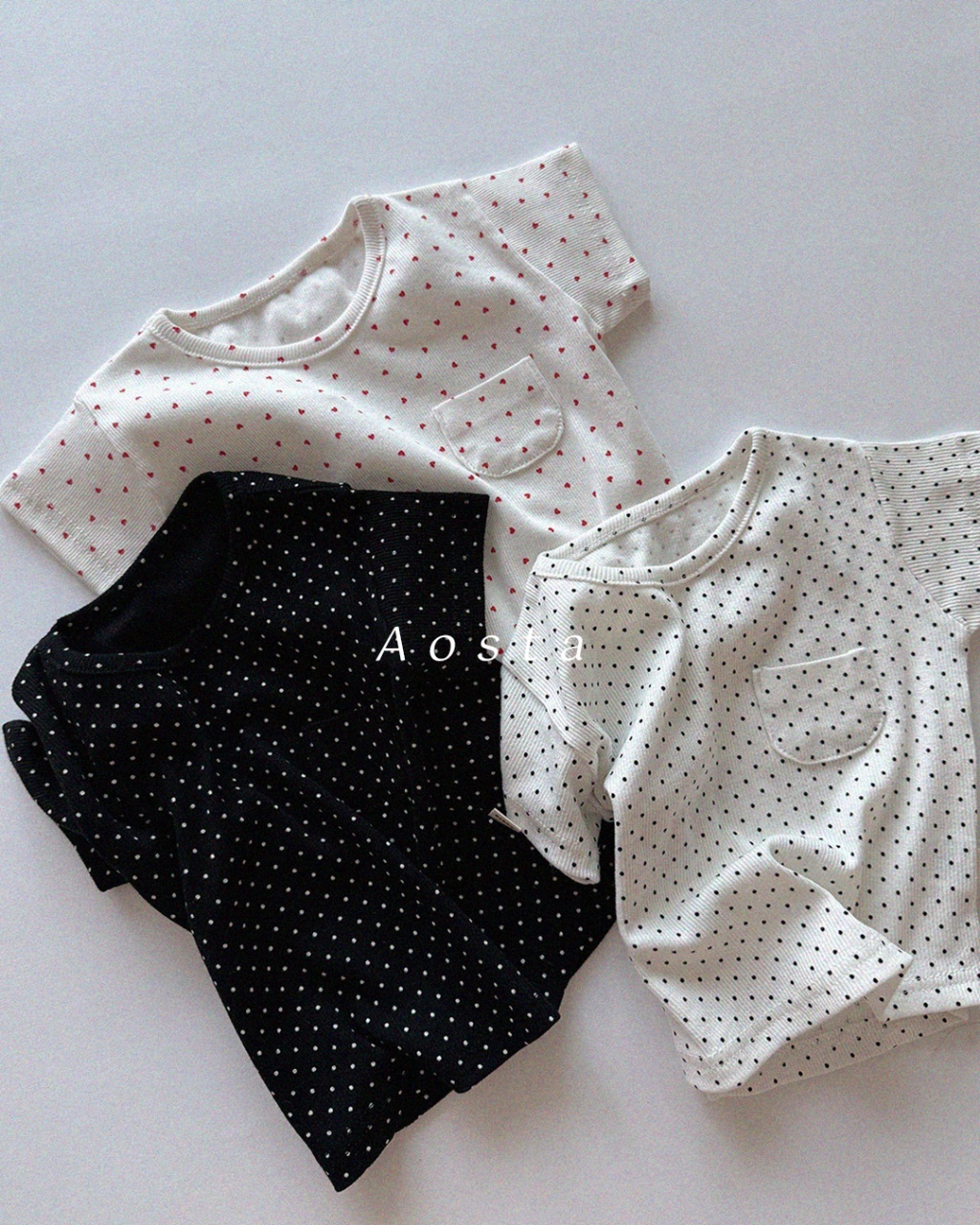 韓國🇰🇷Aosta 小口袋圓弧下擺上衣(S-XXL)