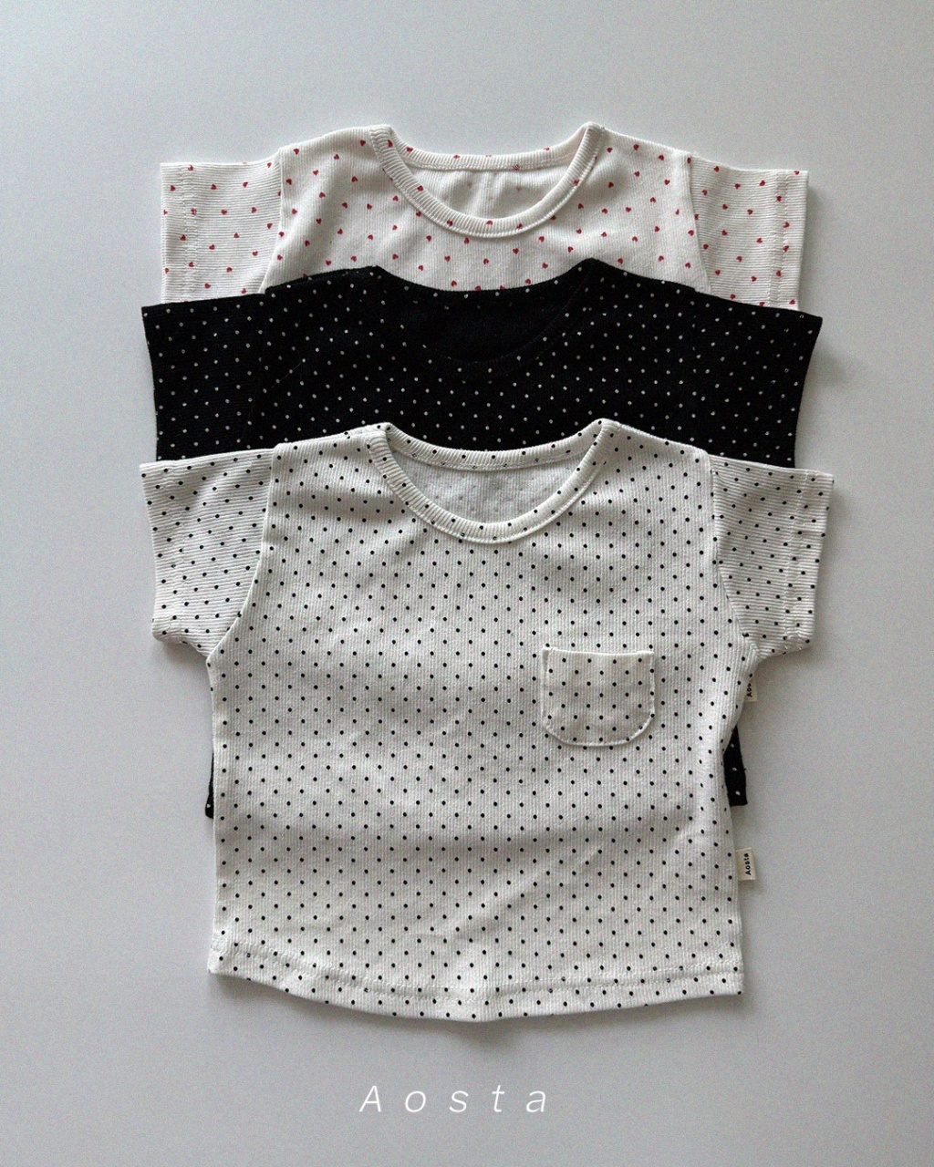 韓國🇰🇷Aosta 小口袋圓弧下擺上衣(S-XXL)