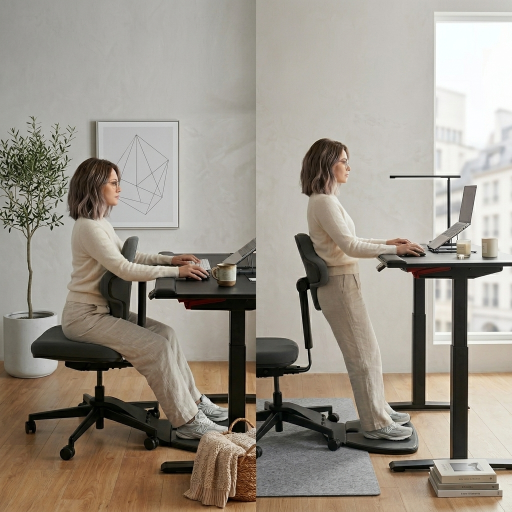 NEWTRAL Standing Mate 升降枱專用護脊椅 馬鞍椅完美結合