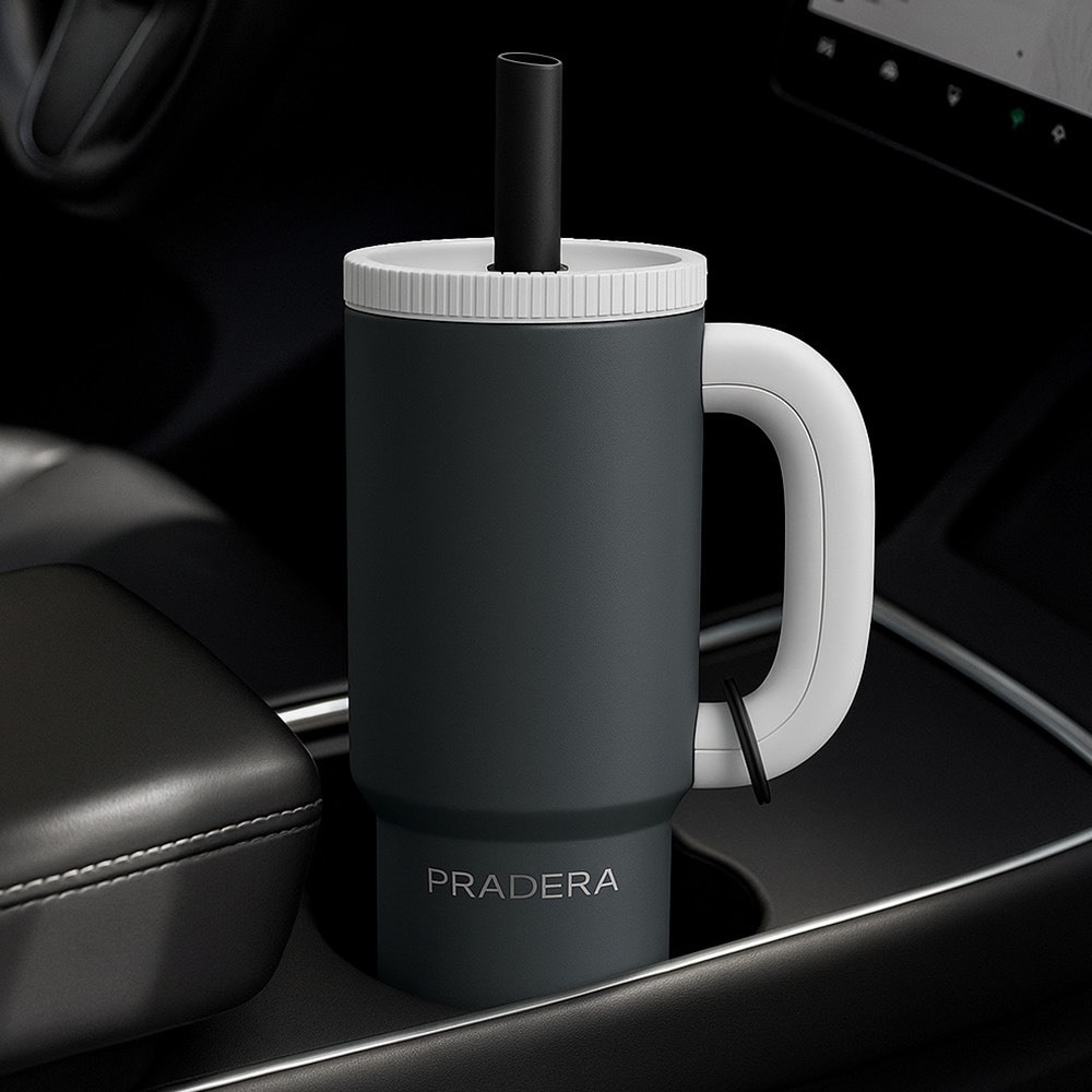 韓國 Pradera 大容量不鏽鋼時尚保溫杯 1200ml
