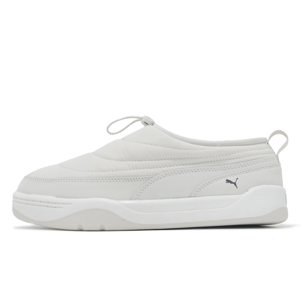 PUMA 休閒鞋 PARK LIFESTYLE 白灰 保暖 懶人鞋 女 39766103