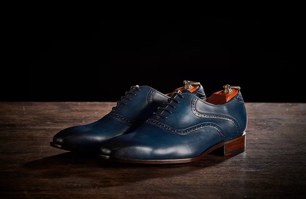 Patina 鞍部牛津鞋 藍