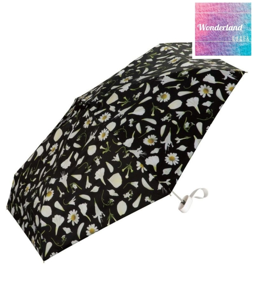W20 W042220迷你印花藝術摺傘-黑（200g）