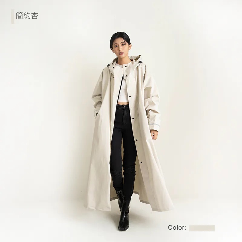 CORVIX 純粹本質 兩穿前開式 輕量 風雨衣 (附提袋)