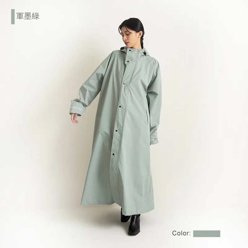 CORVIX 純粹本質 兩穿前開式 輕量 風雨衣 (附提袋)