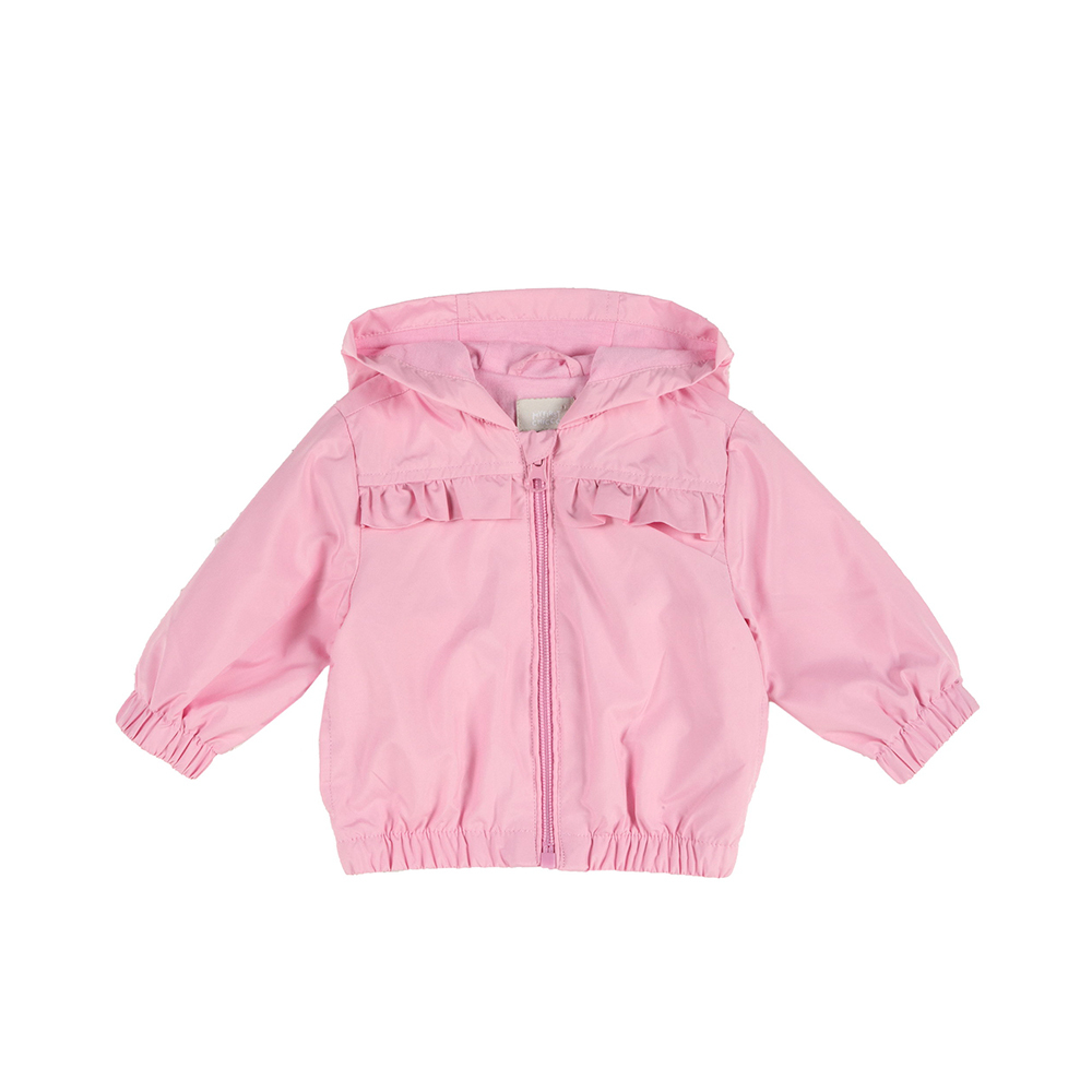 蝴蝶花園-荷葉連帽防風外套 C (CO)