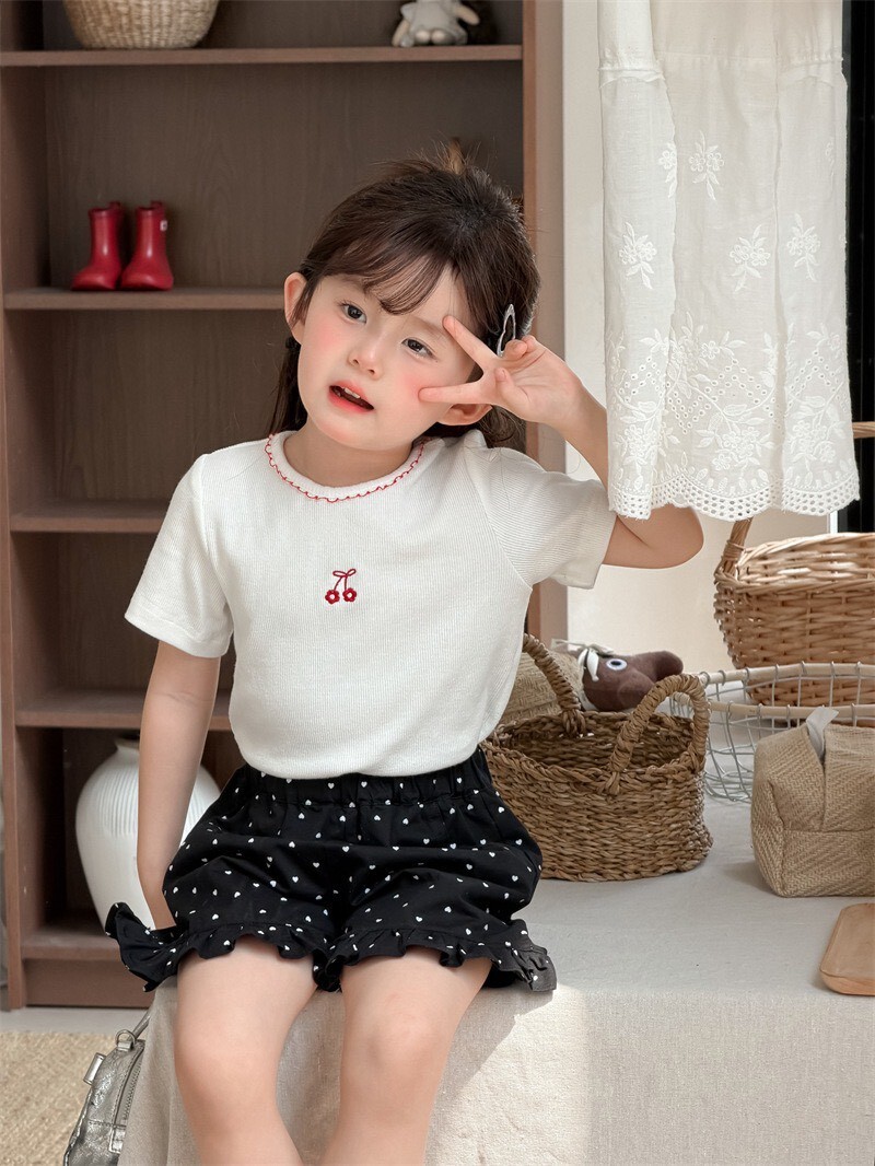 ✴︎女童✴︎可愛櫻桃短TEE  ꕀꕀꕀ