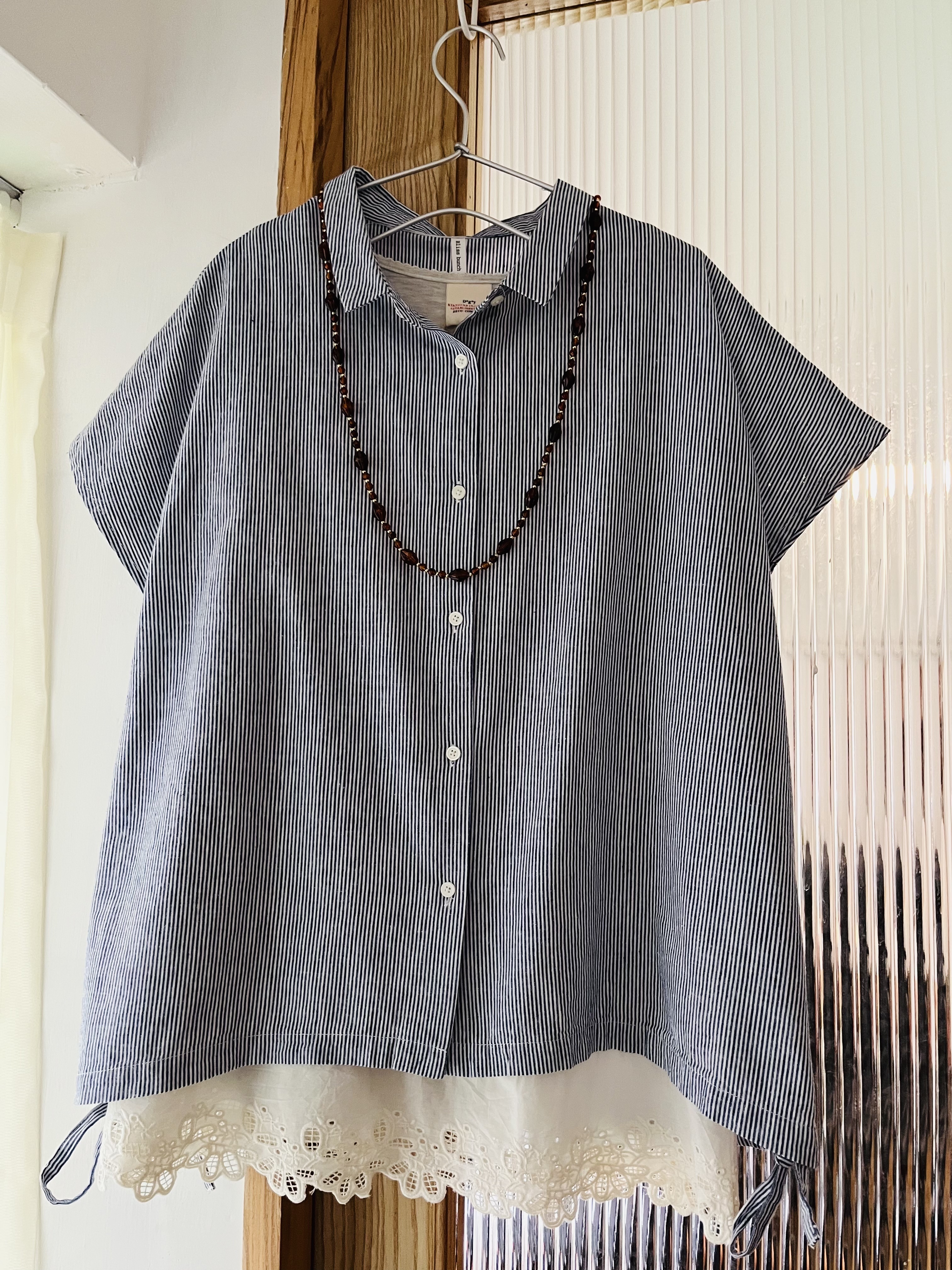 Bliss bunch藍色條子top