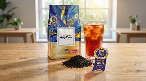 現代飲料店吧台應用情境，強調基底紅茶在商業經營中的應用