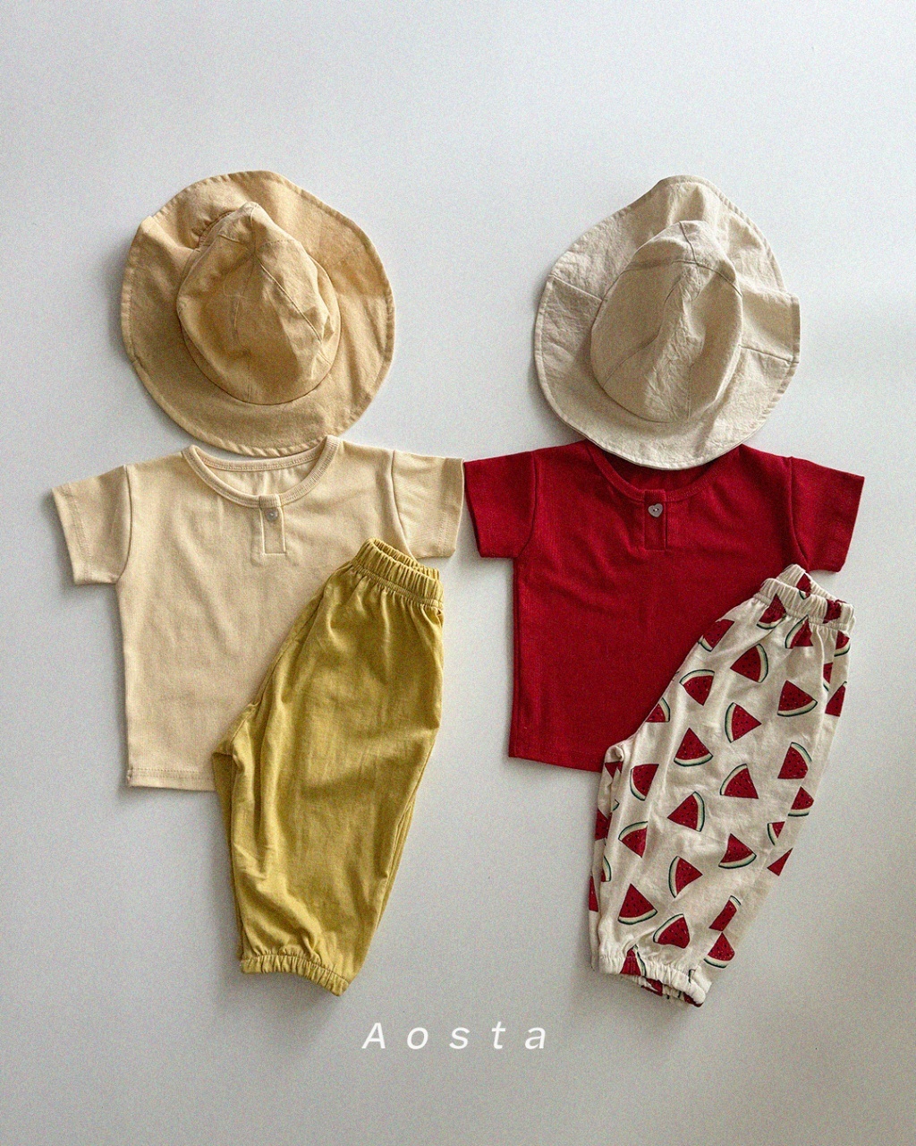 韓國🇰🇷Aosta 愛心扣純色上衣(S-XXL)