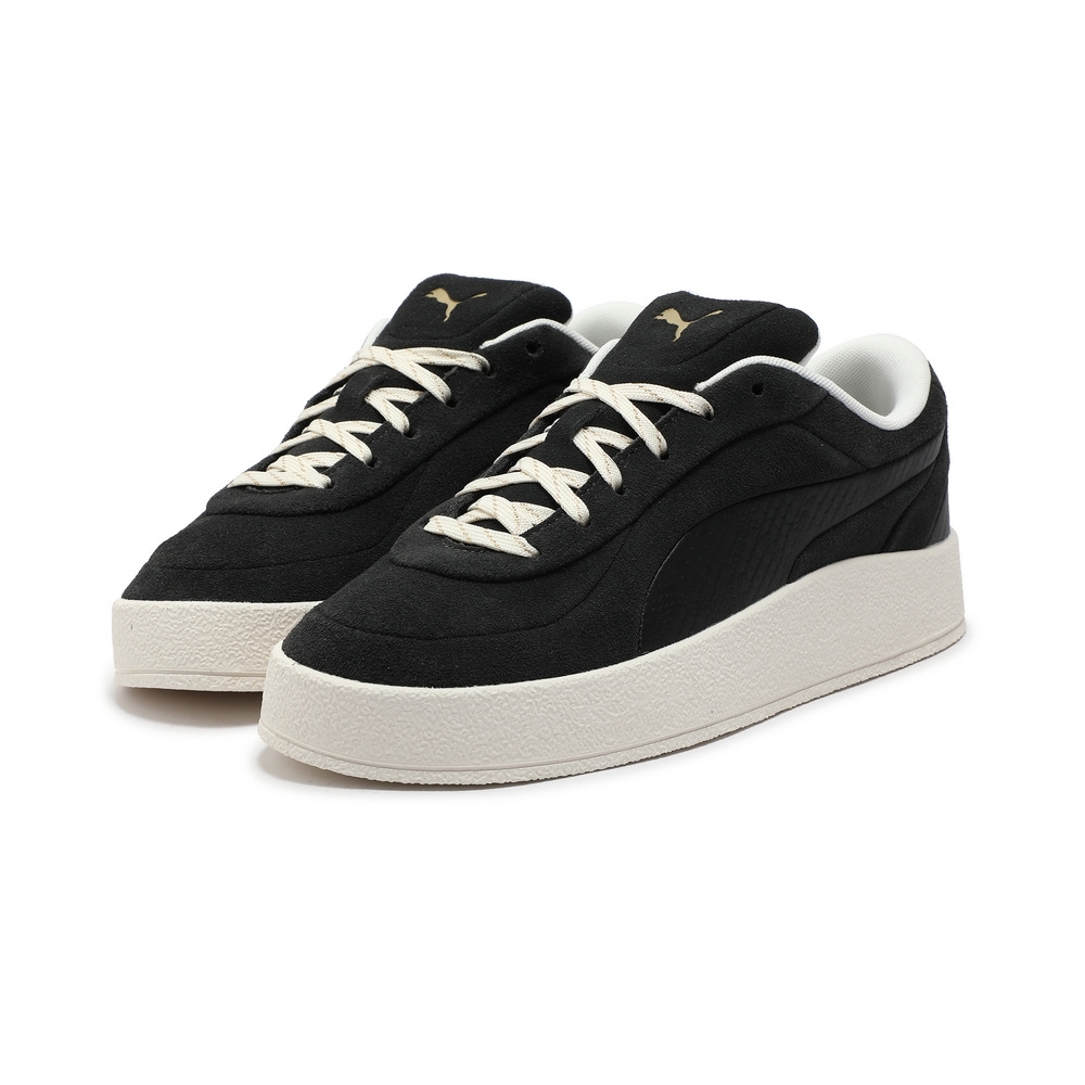 PUMA 休閒鞋 CA LUXE SNAKER 黑白 復古鞋 男 40291101