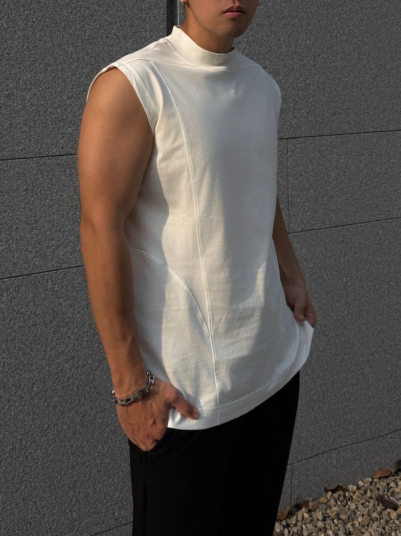 Tailor Mini Collar Tank Top design by 1atm