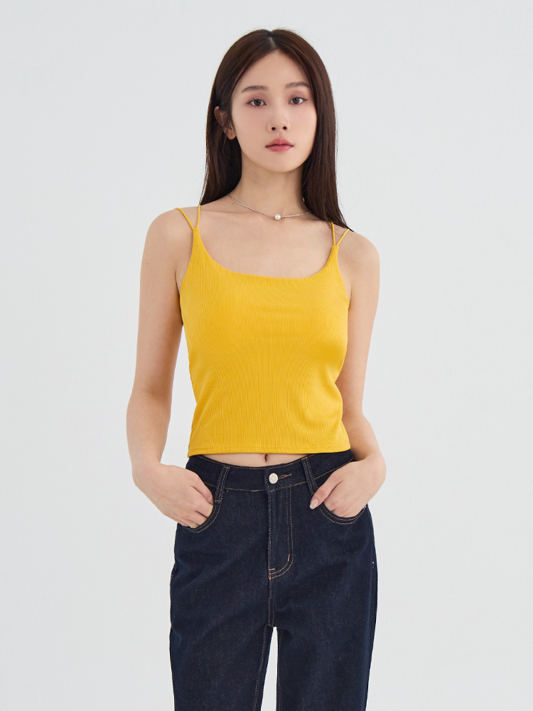 羅紋雙肩帶美背小可愛（2801）