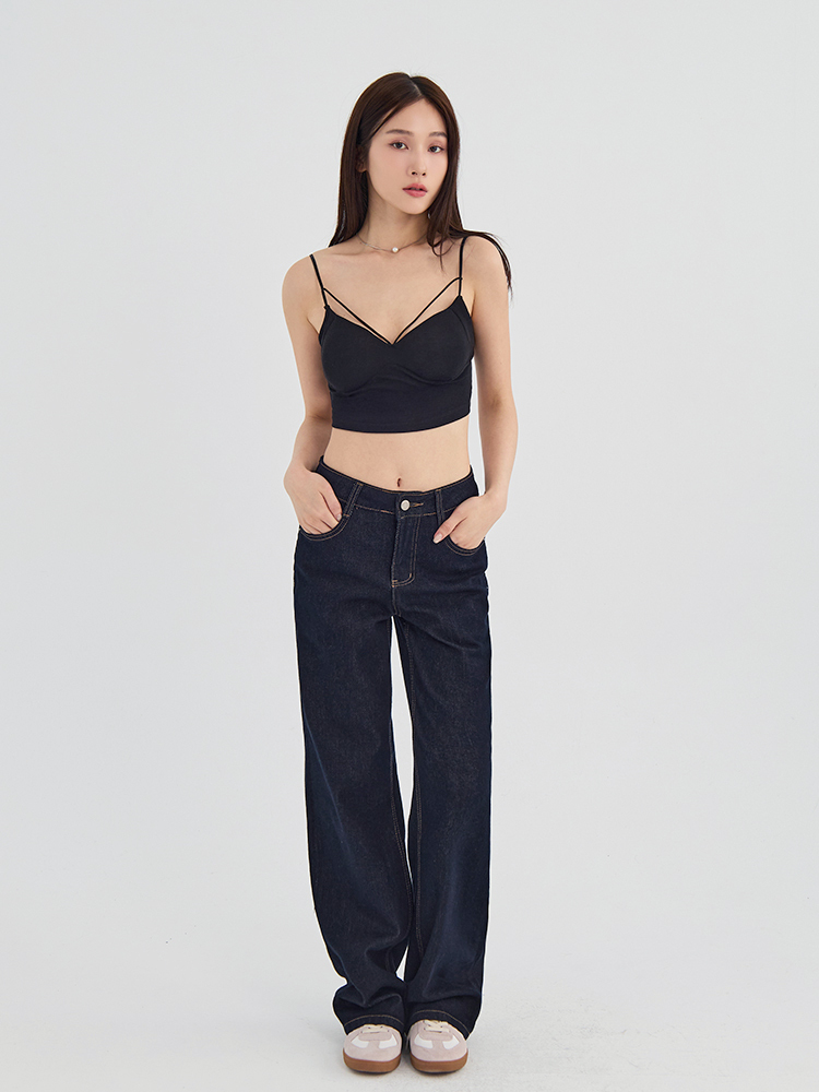 簡約交叉美背內搭（V021）