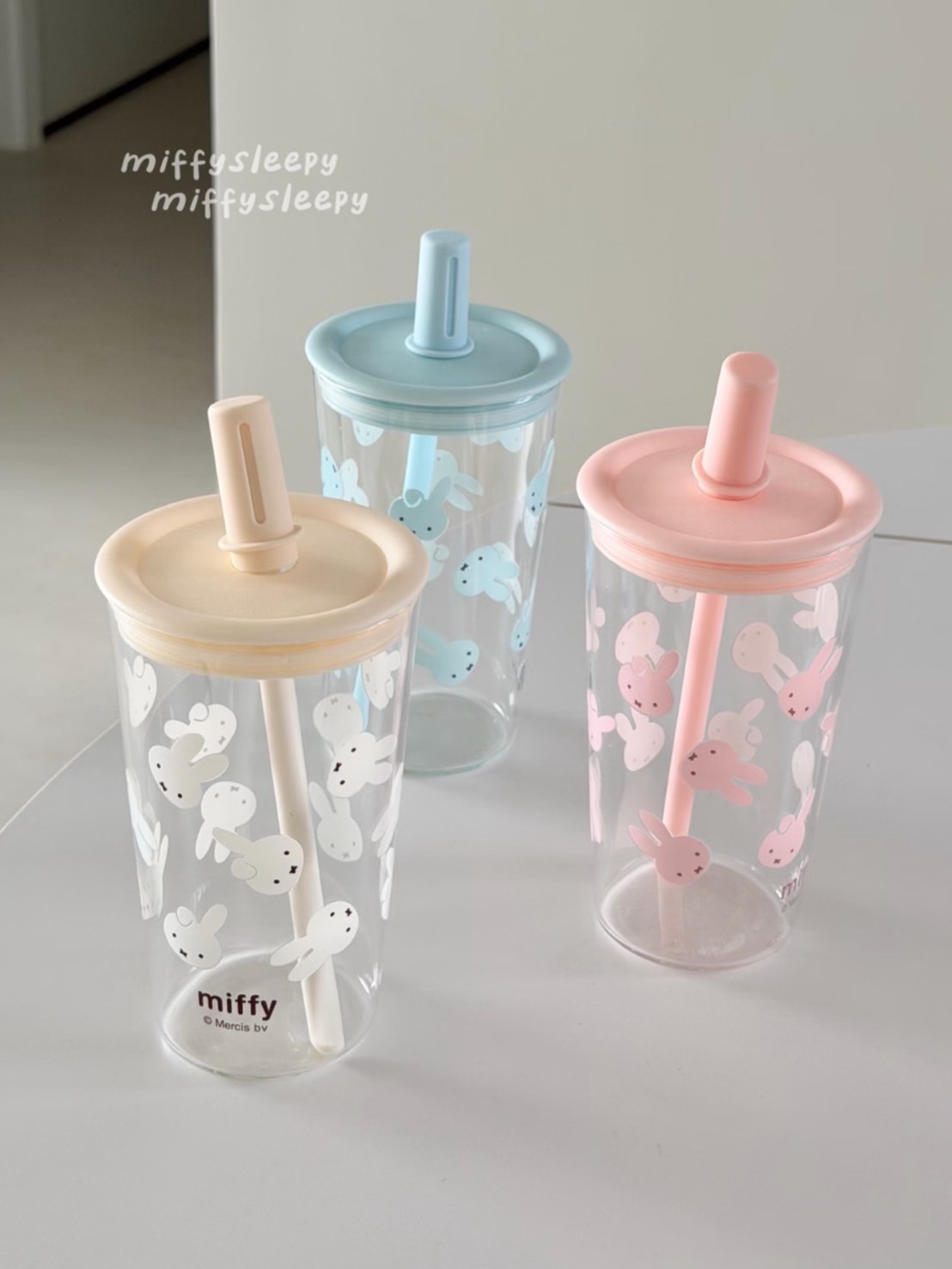 正版授權MIFFY韓系玻璃杯 720ML