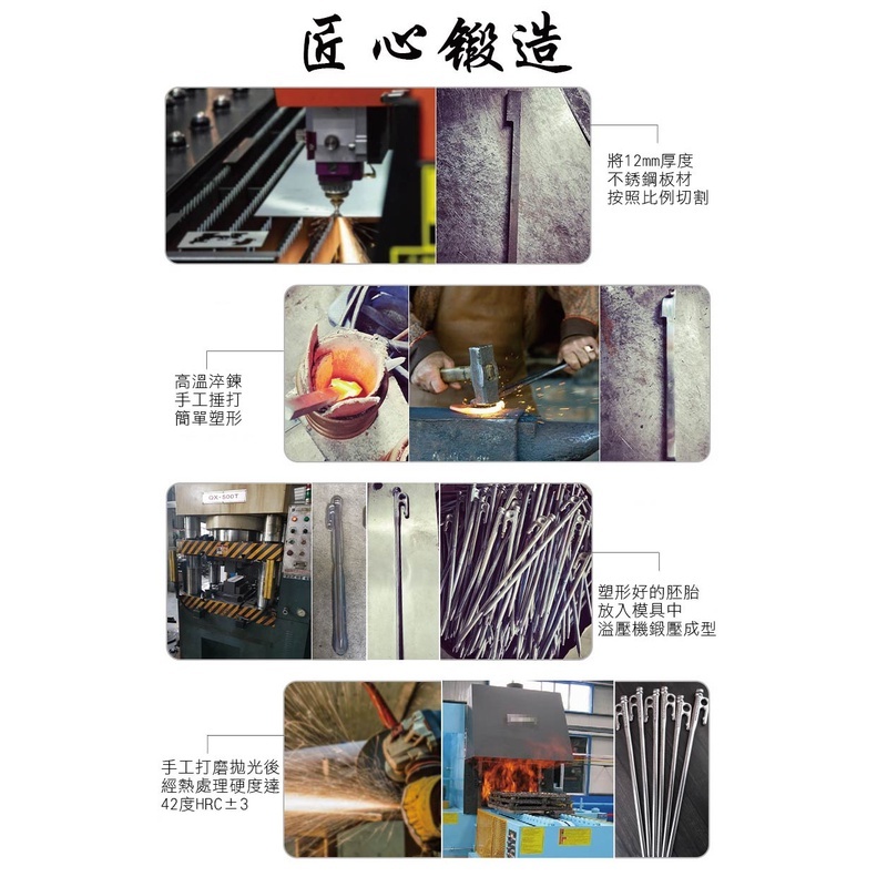 柯曼｜SUS420JI 王者營釘