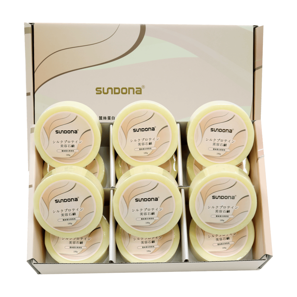 信大蠶絲蛋白美容皂12入組