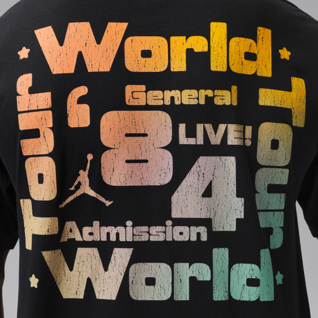 【官網限定】Jordan Brooklyn 漸層 做舊字體 短踢 黑 IF3156-010 白 IF3156-110 IV