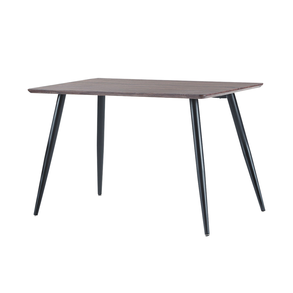 柏蒂家居-德古拉4尺工業風餐桌/工作桌/休閒桌-胡桃色