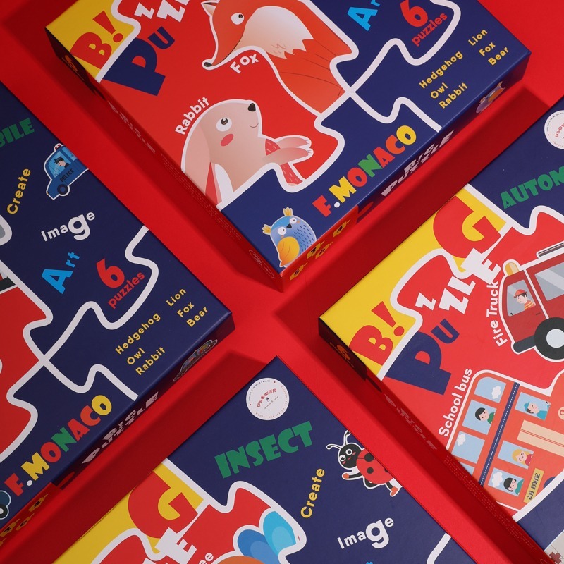 【童心星球】英國 Flowermonaco 寶寶大塊啟蒙拼圖