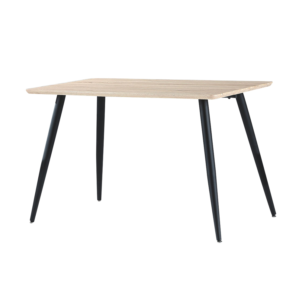 柏蒂家居-德古拉4尺工業風餐桌/工作桌/休閒桌-白橡色