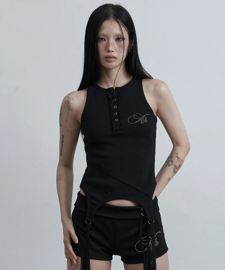 （預購）AS YOU ARE 不規則無袖背心 AS26SMTOP12