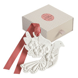 1MM0420-016 [MATHILDE M] 盛開的香氛鴿子裝飾 - 櫻花 #DS310FCE (EU)