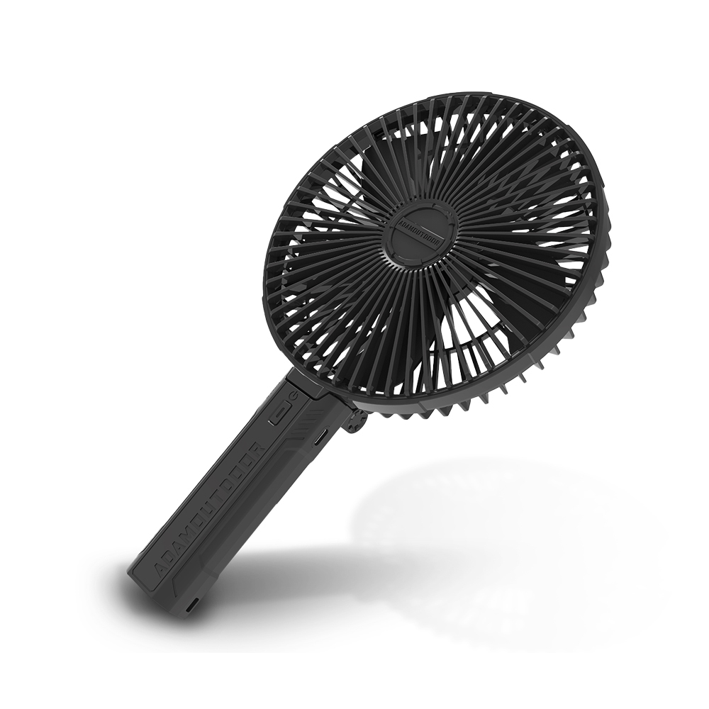 ADAMOUTDOOR｜巨型廣角手持風扇 -野炭黑【新品即將登場｜搶先預告】