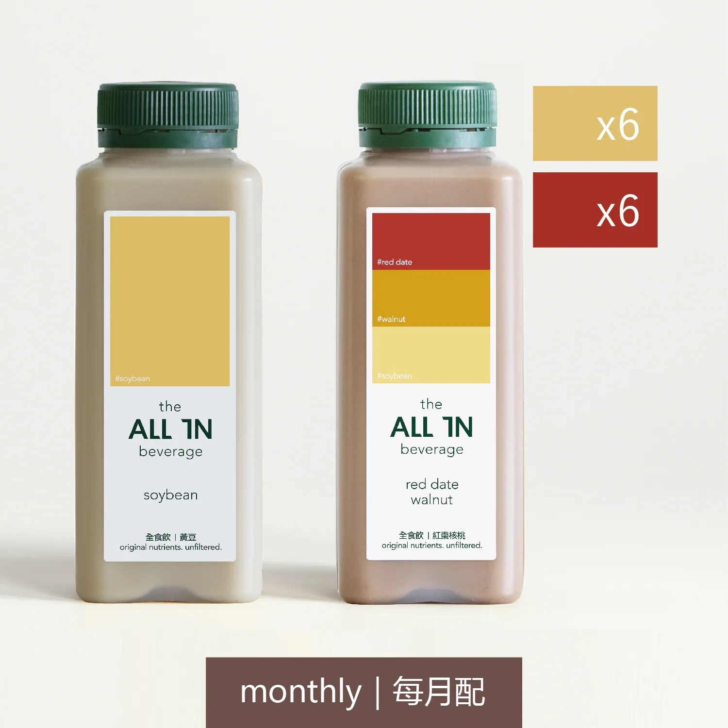 [ F&F ] 每月配 - 黃豆 x 12