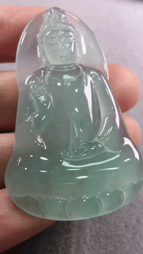 410348 翡翠素衣觀音