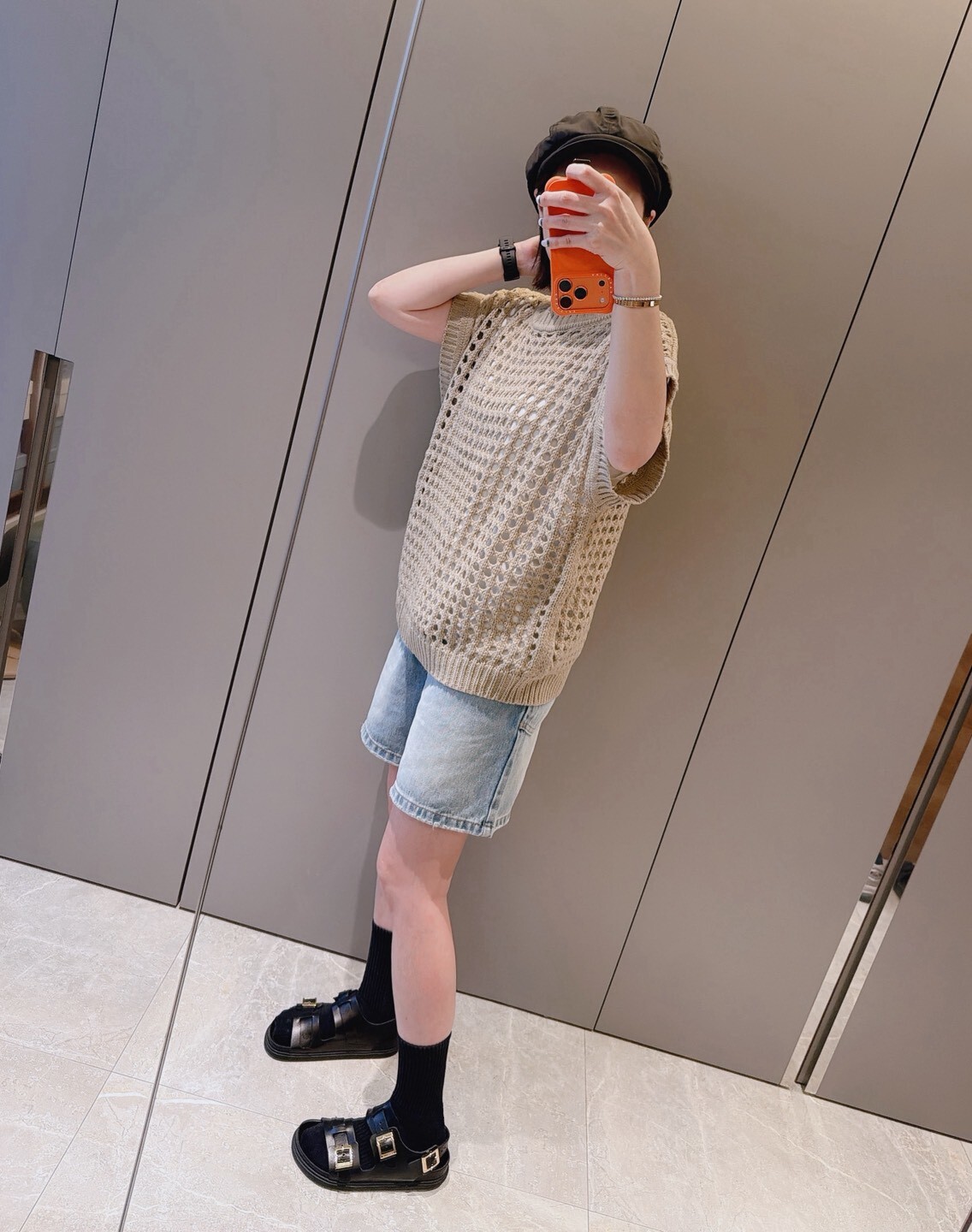 ᴴᴼᵀ ▸▸店長推薦◃◃ 春夏新款/洞洞針織包肩背心 MANIFEST正韓🇰🇷