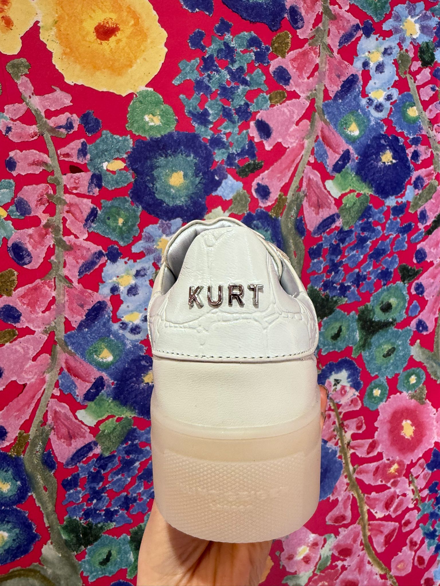 英國代購 -KG Kurt Geiger CRYSTAL TOECAP CUPSOLE CREAM COMB