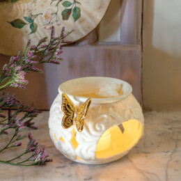 1MM0420-337 [MATHILDE M] 蝴蝶造型非電金陶瓷香爐 #MPDPDFBP0011 (EU)